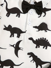 Baby Boy Dinosaur Suit Short Sleeve Overall Pants