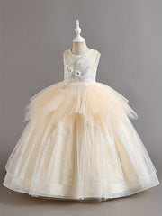 Sparkle Formal Dress For Girls Pageant Party Wedding Evening Long Maxi Gown