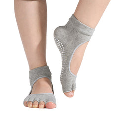 Women's Non Slip Yoga Toeless Socks for Pilates Pure Barre Ballet Dance