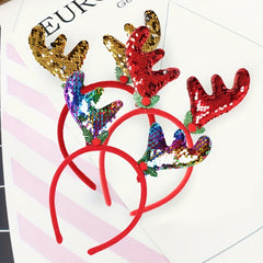 Christmas Headband Deer Antler Dress Up Kids Headwear