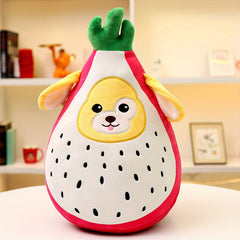 Prince Watermelon Pug Plush Pillow Soft & Squishy Dog Stuffed Animal