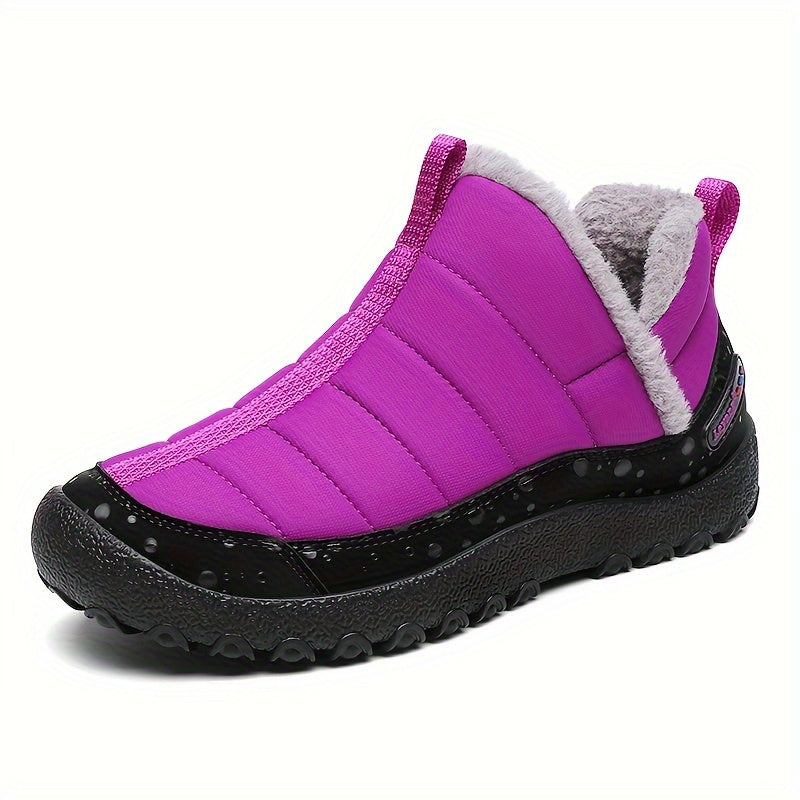 Women's Waterproof Winter Snow Boots Comfy & Warm Sporty Ankle Boots