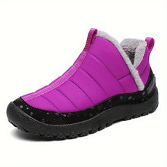 Women's Waterproof Winter Snow Boots Comfy & Warm Sporty Ankle Boots