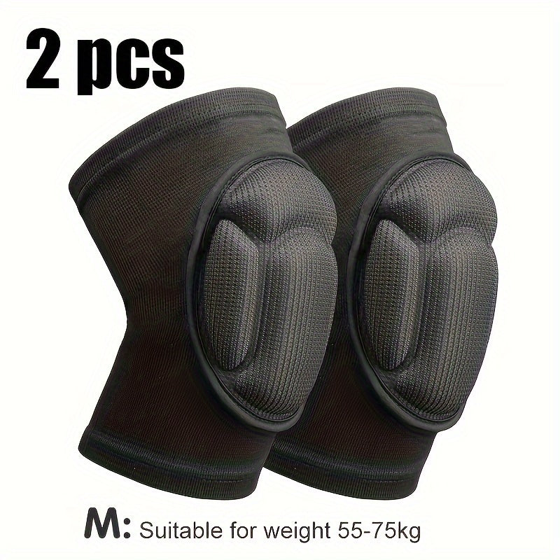 2pcs Anti Collision Sponge Knee Pads Soft Breathable Sports Volleyball Training