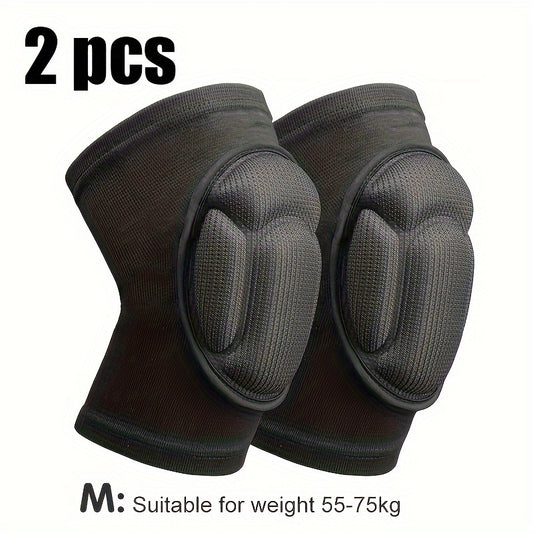 2pcs Anti Collision Sponge Knee Pads Soft Breathable Sports Volleyball Training