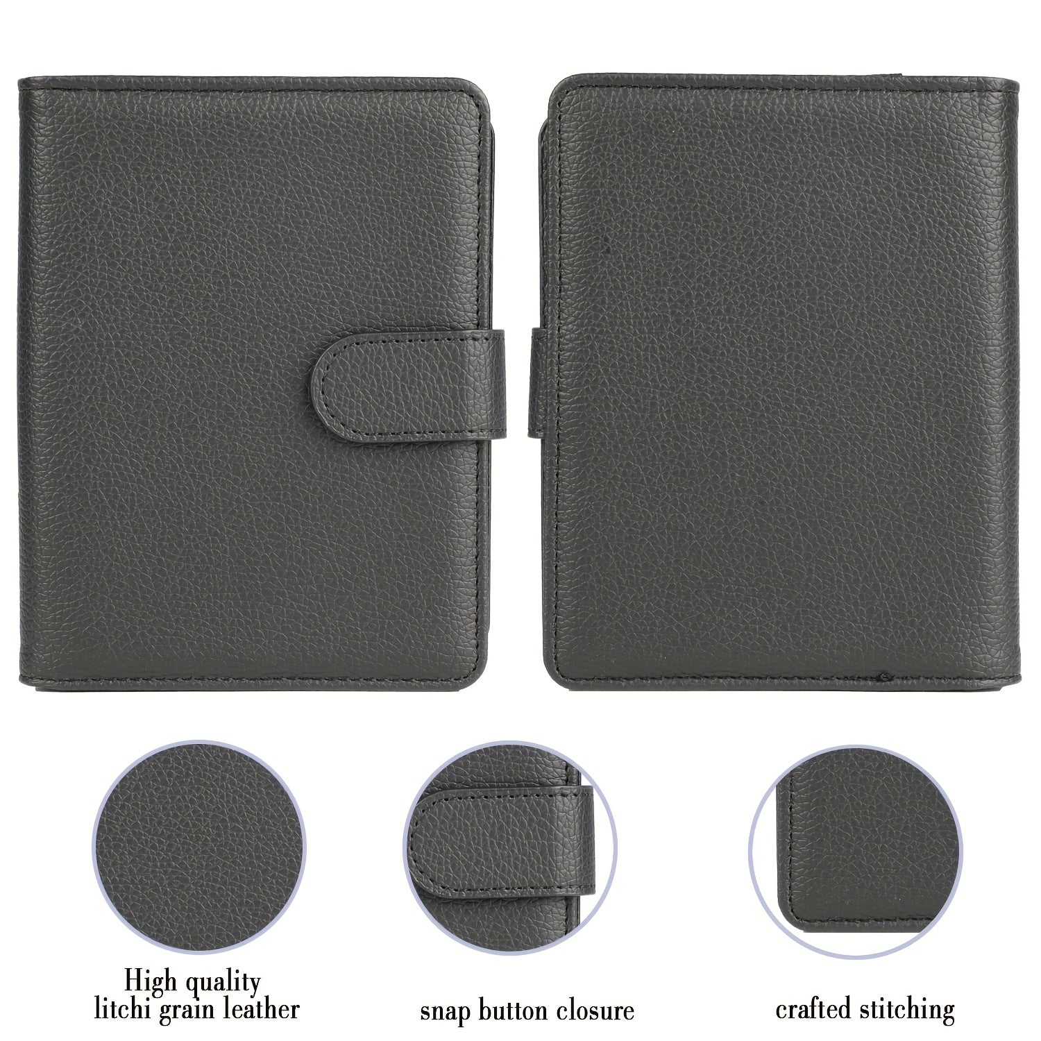 RFID Blocking Buckle Passport Holder Business Boarding Travel Passport Holder