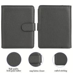 RFID Blocking Buckle Passport Holder Business Boarding Travel Passport Holder
