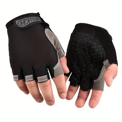 Sports Half Finger Gloves Unisex Cycling & Mountaineering Fitness