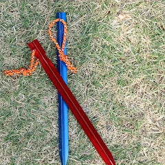 8pcs Outdoor Aluminum Tent Pegs 7.09in