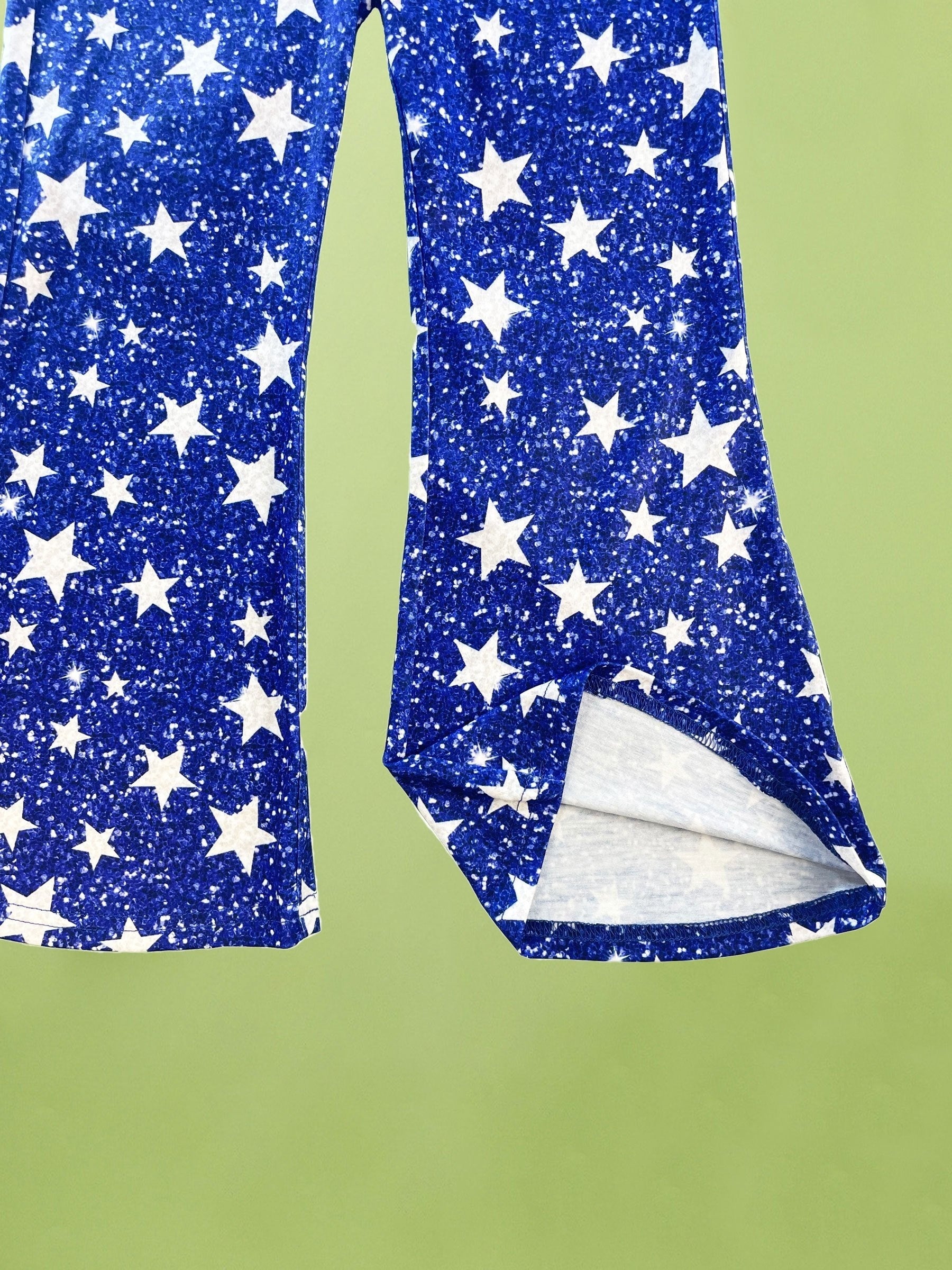 Toddler Girls Starry Stars Graphic Casual Flare Leg Pants
