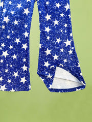 Toddler Girls Starry Stars Graphic Casual Flare Leg Pants