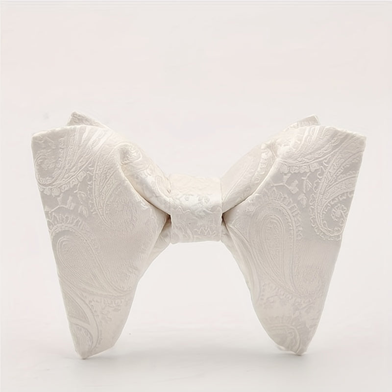 Patterned Bow Tie Wedding Groom Man Suit Dress Evening Reception High end