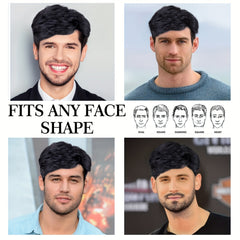 Men's Dress Up Short Wig Hair Extension for Parties