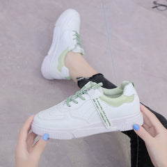 Women's Lightweight Low Top Sneakers - Casual Platform Skate Shoes