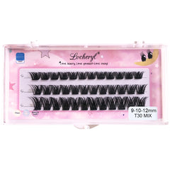 3D DIY D Curling Mink Eyelashes 36pcs