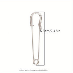 10pcs Metal Safety Pins 70mm 2.75 Inches Heavy Duty Blanket Pins