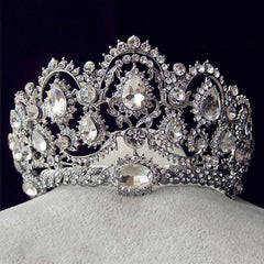 Crystal Rhinestone Tiara Bridal Party Wedding Jewelry