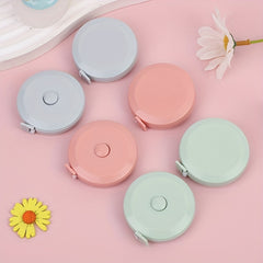 3pcs 1.5m Auto Telescopic Tape Measure Sewing Ruler