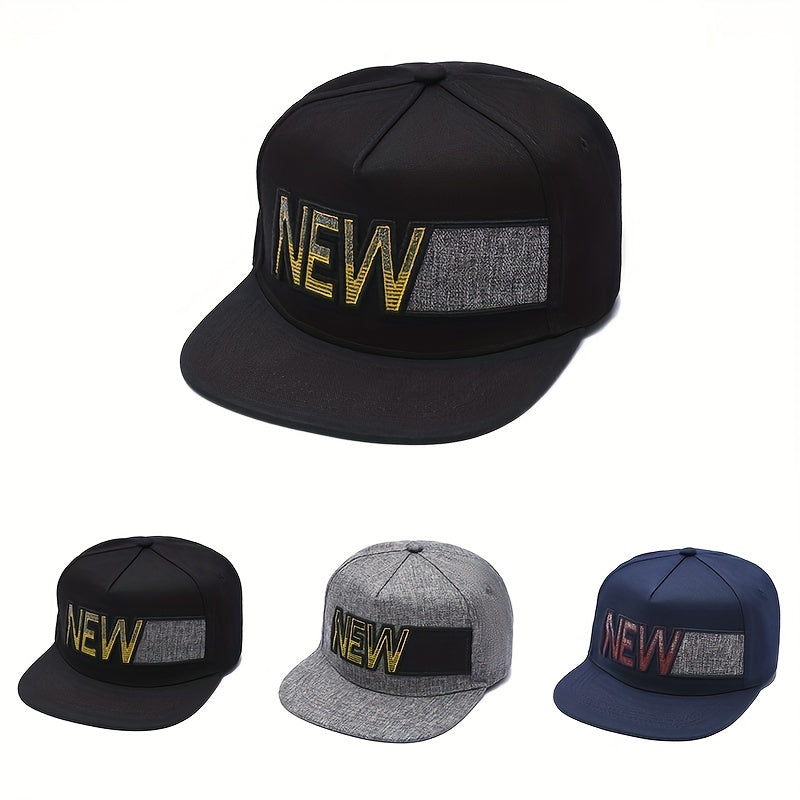 Street Dance Flat Brim Hat Baseball Cap For Couple