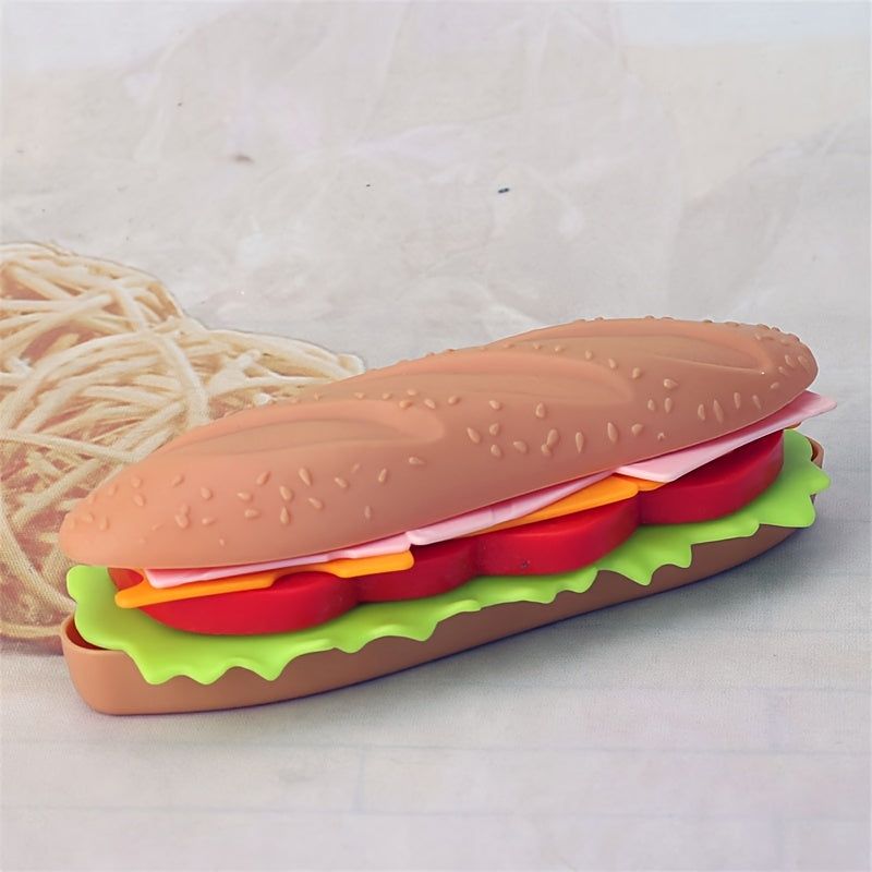 6pcs Hamburger Assembly Set Toy Kitchen Play House Simulation