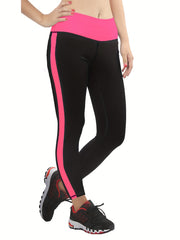 Colorblock Fitness Pants Running Yoga Leggings Activewear