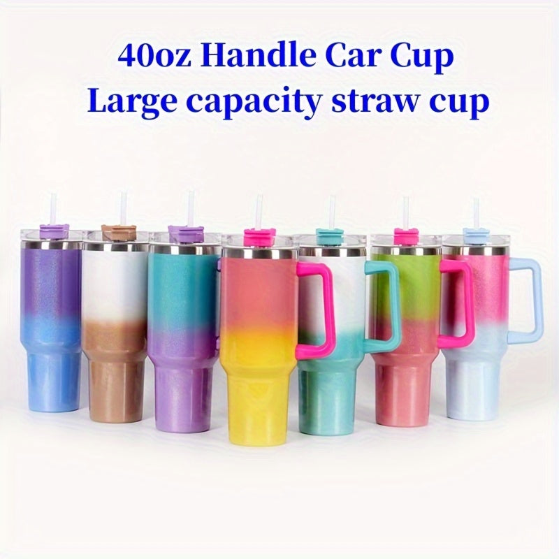 40oz Double-layer Insulated Water Cup Stainless Steel Leakproof Bottle