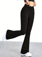 Bootcut Yoga Pants High Waist Butt Lifting Flare Pants Women's Activewear