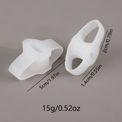 Soft Silicone Toe Separator for Hallux Valgus Correction