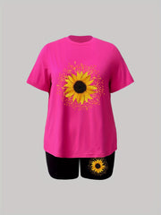 Sunflower Tee & Shorts 2 Piece Set