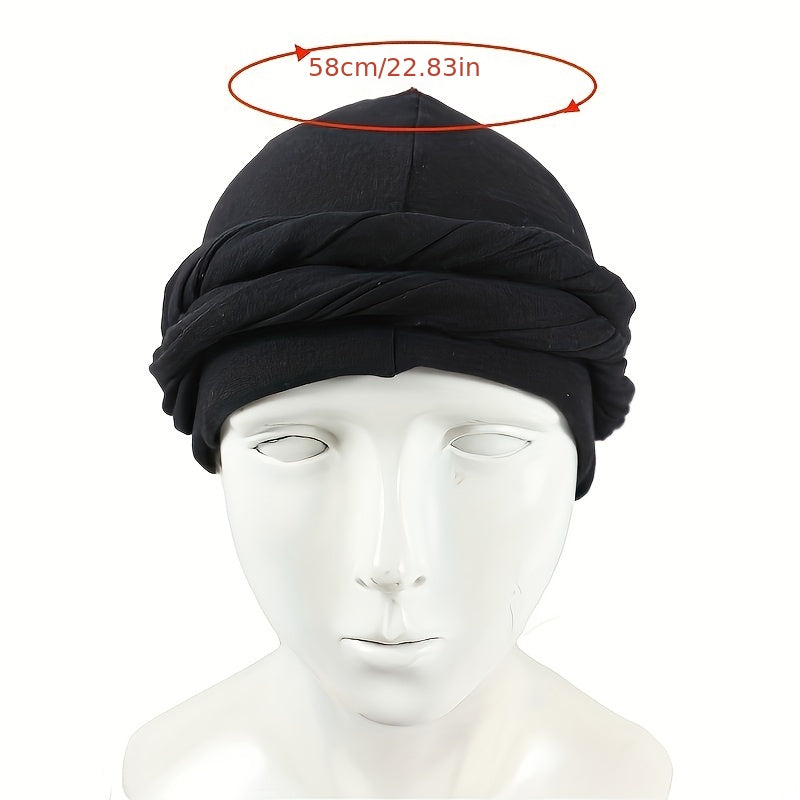 Ethnic Men's Headscarf Cap Elastic Cloth Chemotherapy Cap