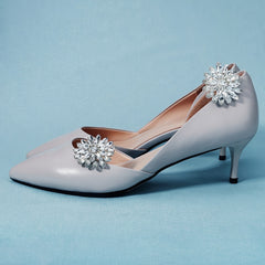 Metal Rhinestones Faux Pearl Alloy Shoe Clips Wedding Party Jewelry Charms