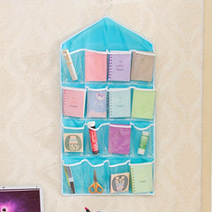 16 grid Hanging Underwear Bags Dust proof Storage Bag