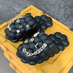 Women's Pineapple Bubble Slippers Soft Comfortable Indoor/Outdoor Shoes