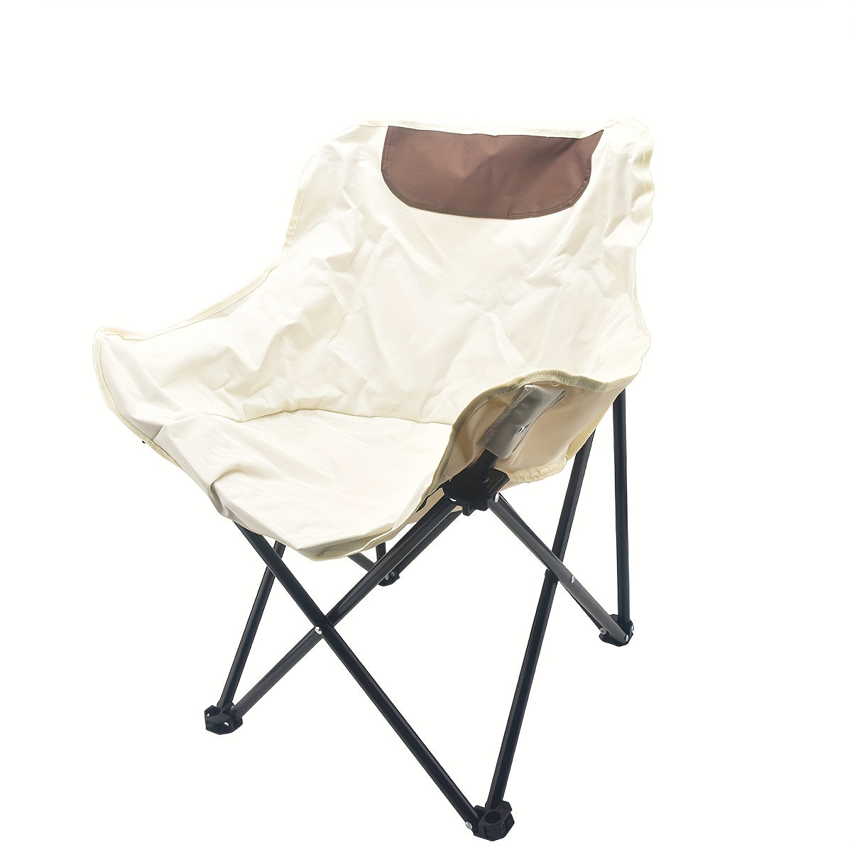 Outdoor Camping Arm Chair w/ Wooden Frame