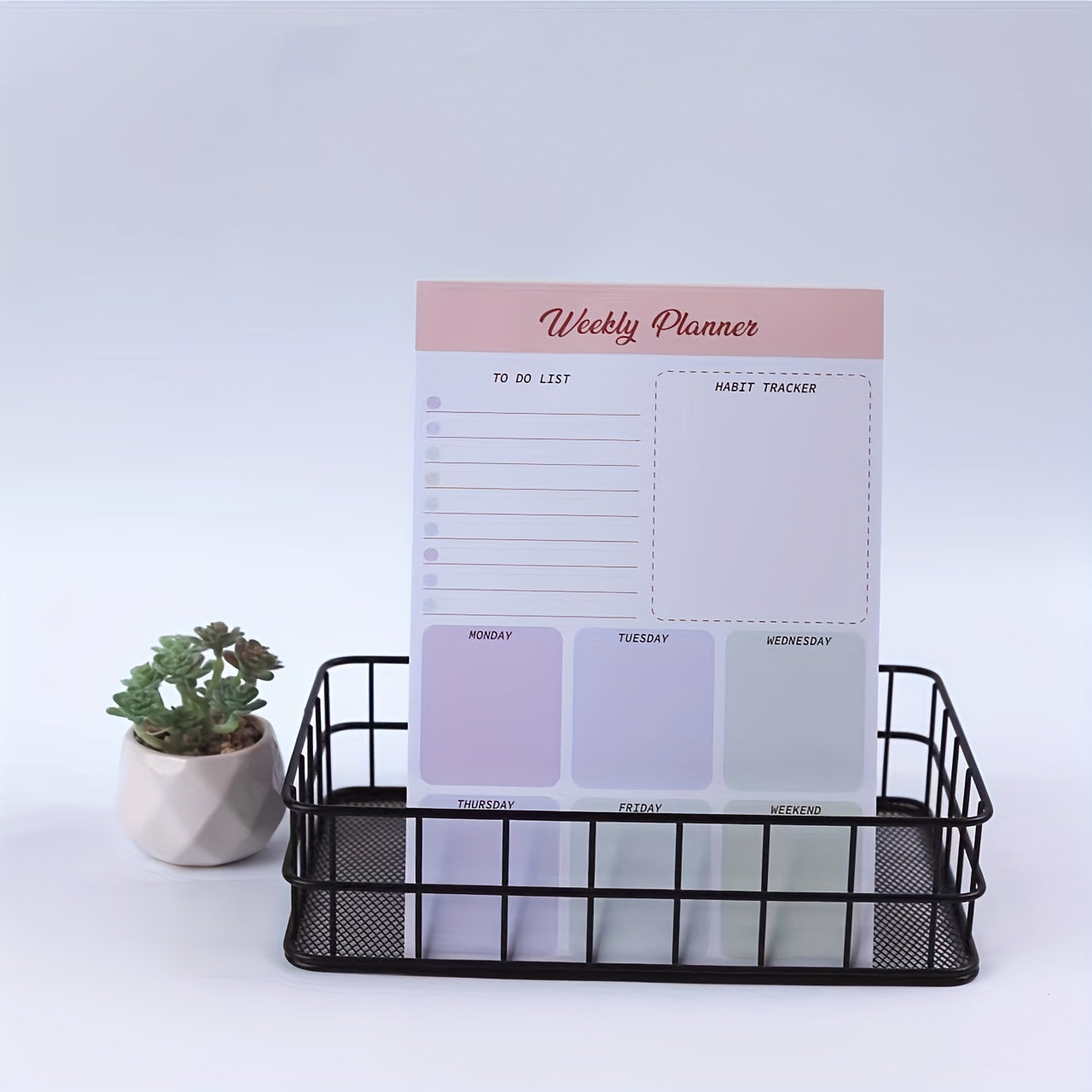 Weekly Plan Memo Book - Magnetic Attraction Design