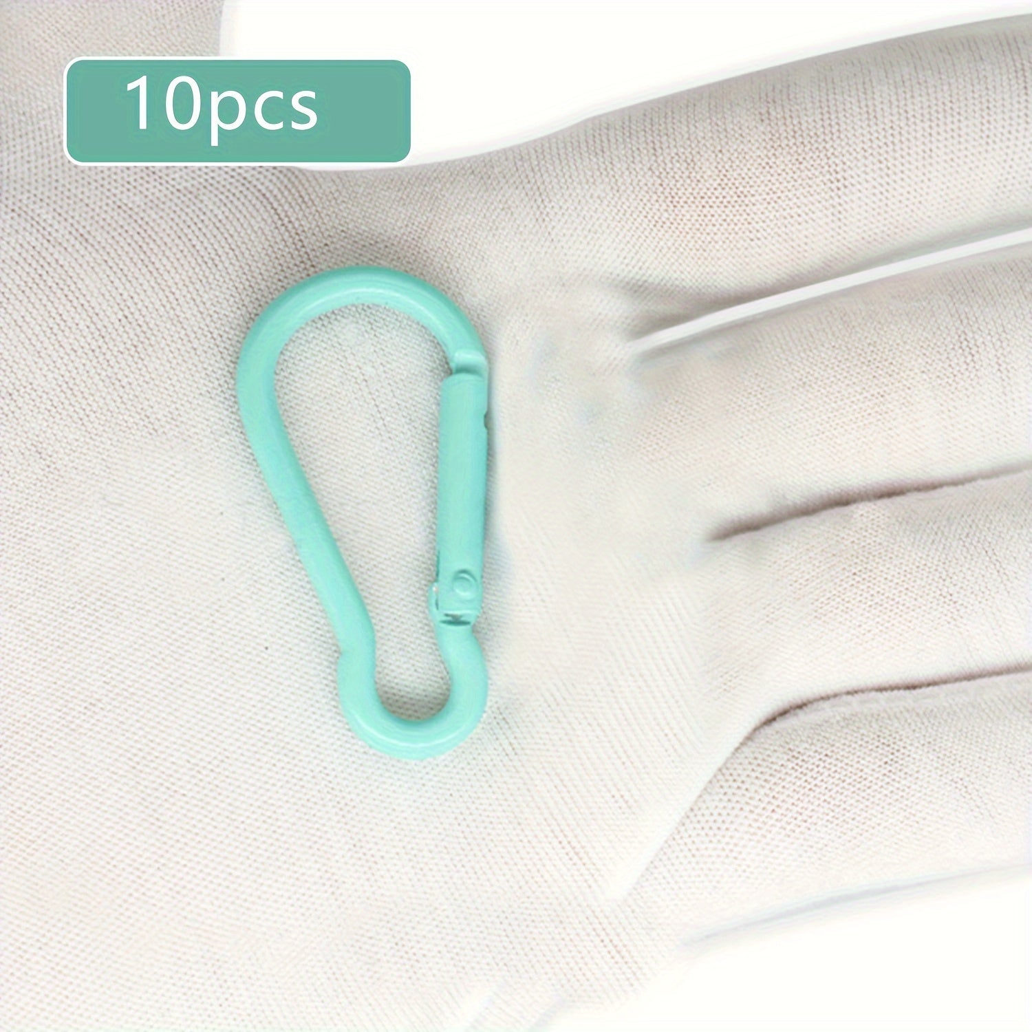 10pcs Colorful Hanging Buckle for Outdoor Camping Sports