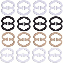 16 Pcs Invisible Bra Strap Clips Non Slip Buckles for Braless Look