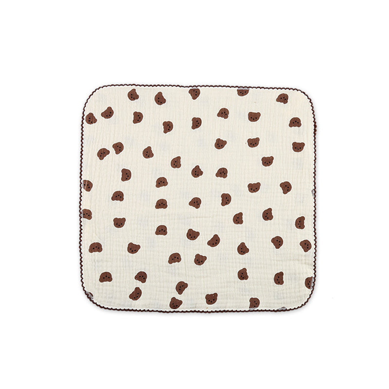 Cartoon Print Baby Burp Cloth All Cotton Handkerchief