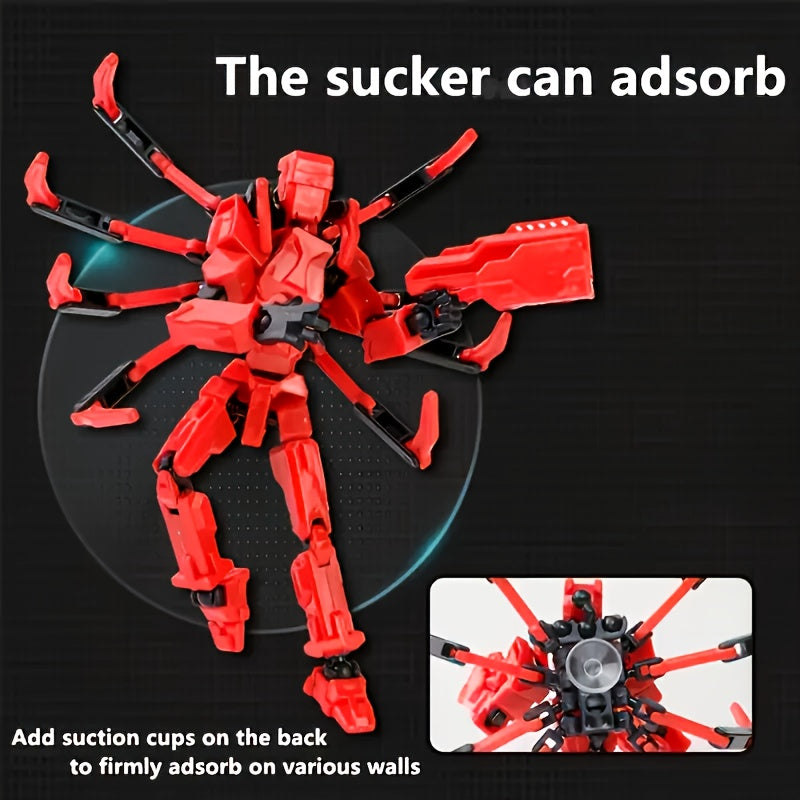 6 Colors Full Body Jointed Action Figures Set DIY Mecha Toys