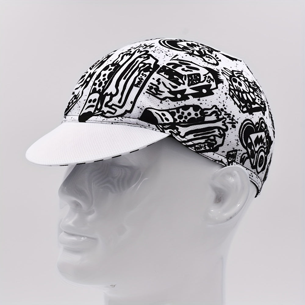 Cycling Cap Under Helmet Skull Cap Halloween Party Sun Hat Brim Cap