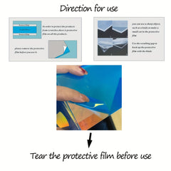 Acrylic Nail Polish Rack Wall Shelf Clear Rainbow Iridescent Organizer