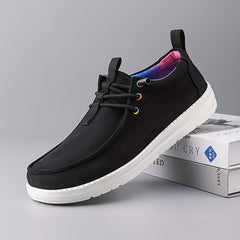 Men's Lightweight Comfy Loafers - Casual Elastic Band Shoes
