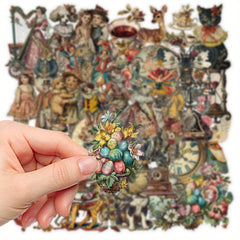 50pcs Animal Stickers Waterproof Vinyl Sticker for Water Bottle Laptop