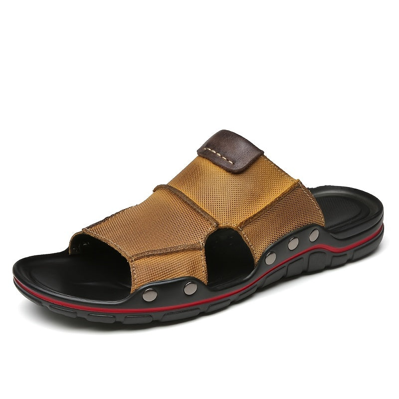 Men's Lightweight Slides Slippers Open Toe Non Slip Sandals