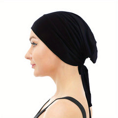 Lace Up Head Scarf Turban Cap for Women
