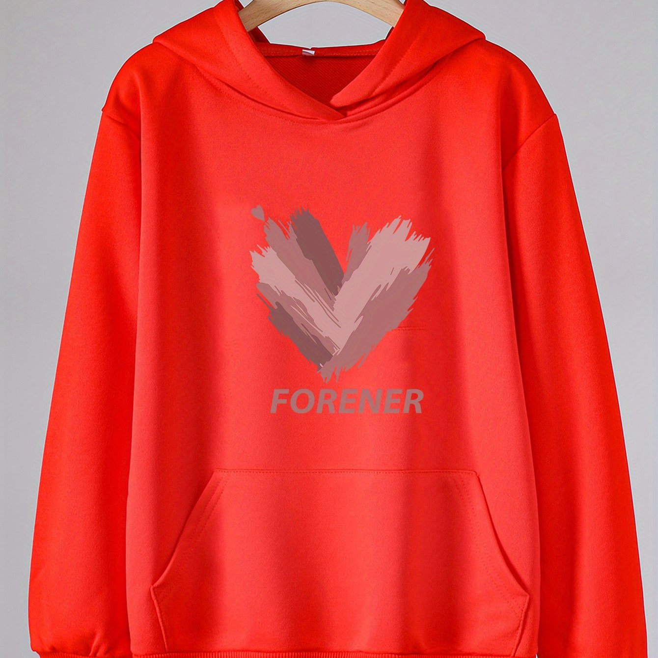 Girls Pastel Hoodies Comfy Pullover With Pocket Spring Fall Gift
