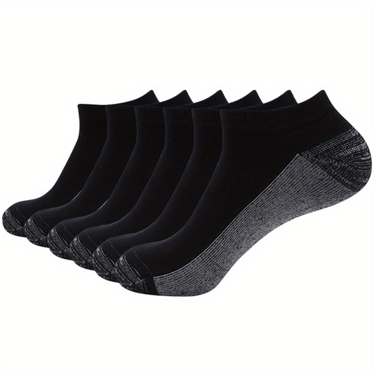 6 Pairs Compression Low cut Socks For Men & Women