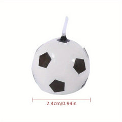 6pcs Football Candle Birthday Cake Candle Ornaments