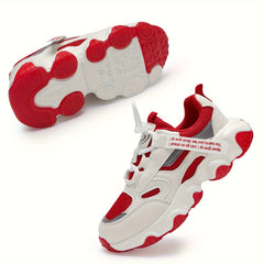 Boys Stylish Low Top Sneakers Breathable Lightweight Running Shoes