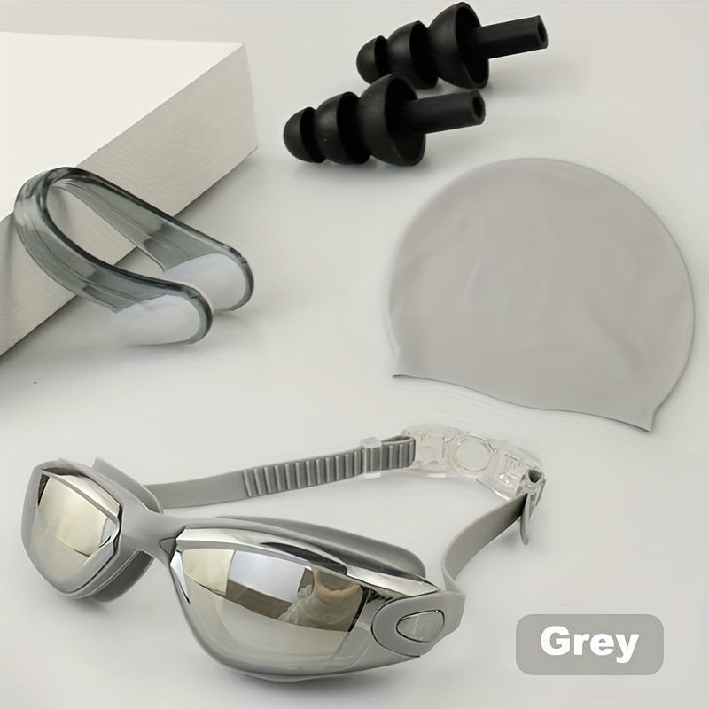 Silicone Swimming Goggles Set - Safe & Stylish Pool Gear